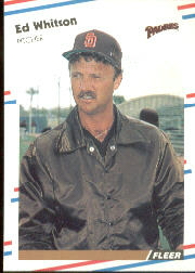 1988 Fleer Baseball Cards      599     Ed Whitson